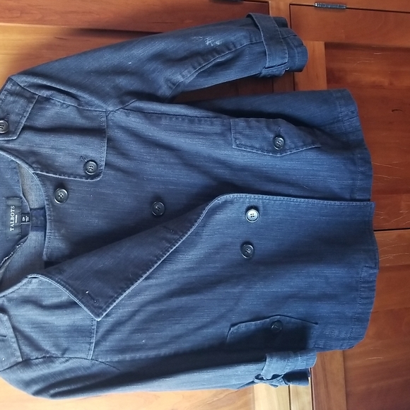Talbots denim peacoat, size 12p - Picture 7 of 7